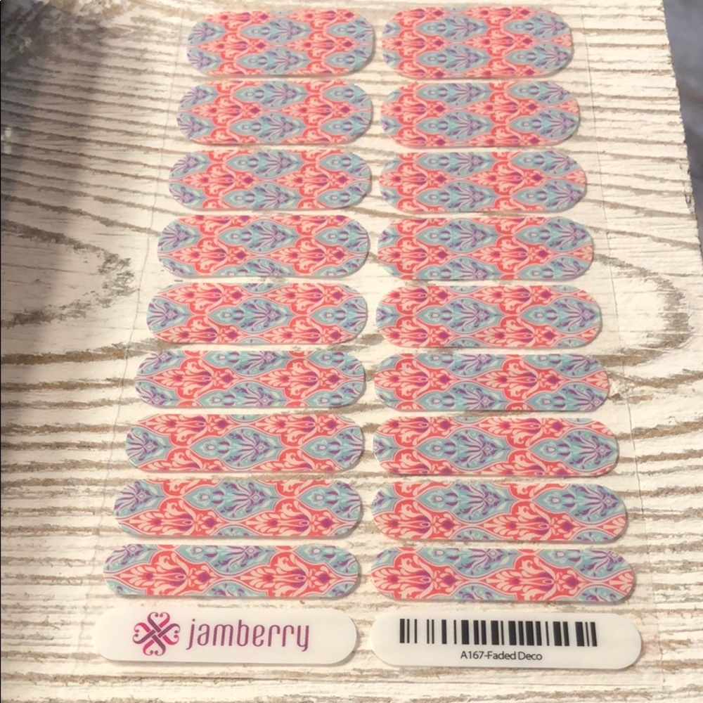 Faded Deco Jamberry Nail Wraps